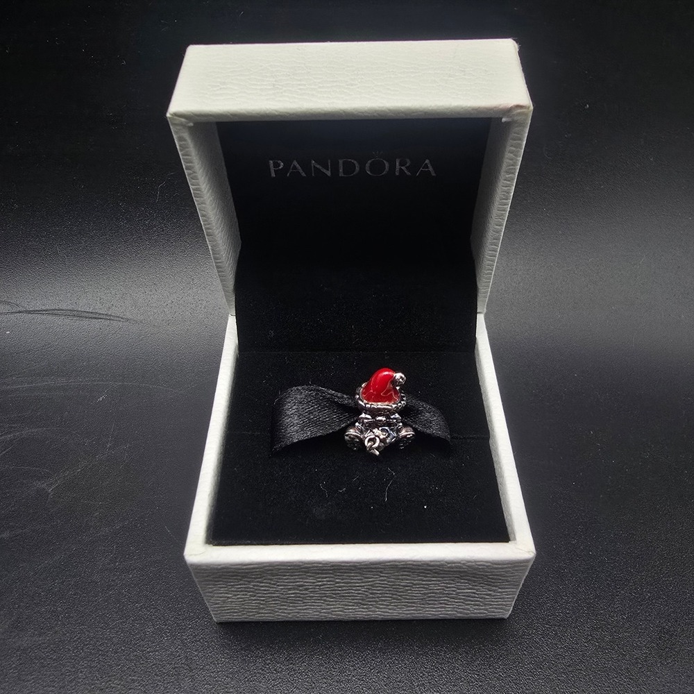 Pandora Christmas Santa Charm Sterling Silver In Box 925 ALE